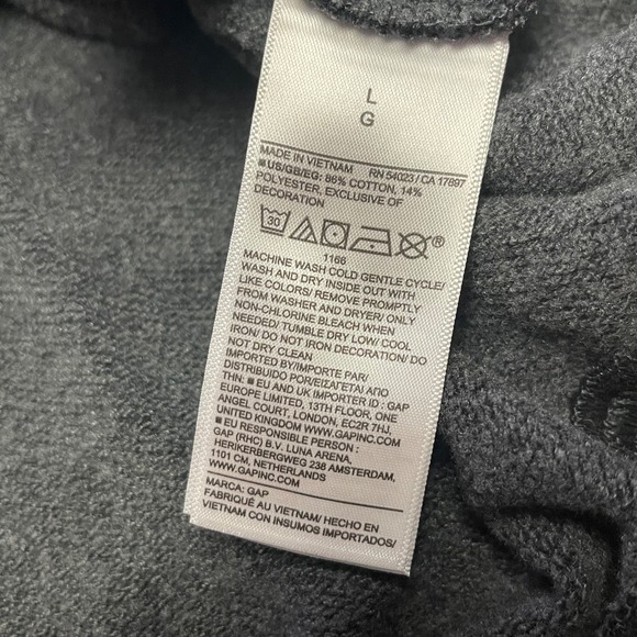 Gap x Disney Oversized Large Nightmare Before Christmas Zip Up Hoodie NWT - Picture 14 of 16